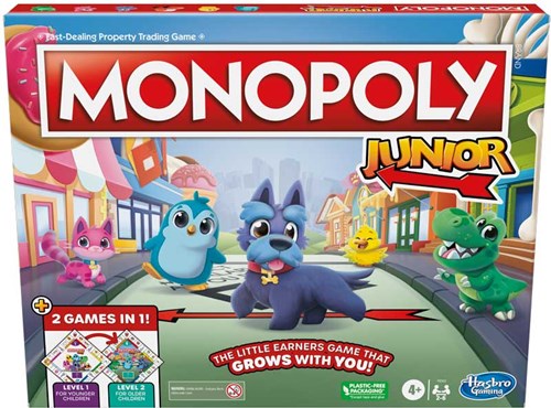 Hasbro Monopoly Junior jeu de société pour enfants - jeu familial