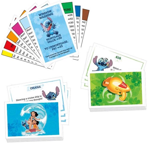 Hasbro jeu de société Monopoly édition Stitch classiques Disney-3