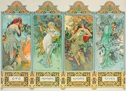 Eurographics puzzle Alphonse Mucha Les Quatre Saisons - 1000 pièces