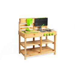 BigJigs cuisine en bois pour boue jouet d'extérieur pour enfants