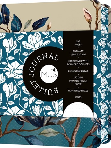 MUS Creatief carnet bullet journal Magnolia couverture rigide 192 pages-2