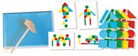 Ses Hamertje Tik jouet Montessori - set original avec formes de base-2