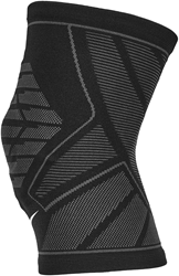Nike genouillère sport noire large - soutien et compression du genou