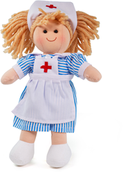 Bigjigs Poupée Nancy Infirmière Petite