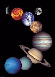 Eurographics puzzle NASA système solaire - 1000 pièces jouet éducatif