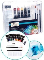 Nassau set de peinture aquarelle 18 pièces jouet créatif