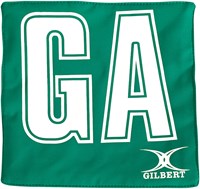 Gilbert netball Patch Pro bibs taille unique vert blanc accessoire sport