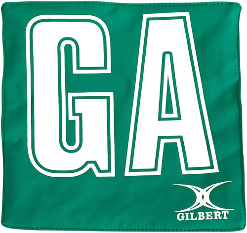 Gilbert netball Patch Pro bibs taille unique vert blanc accessoire sport
