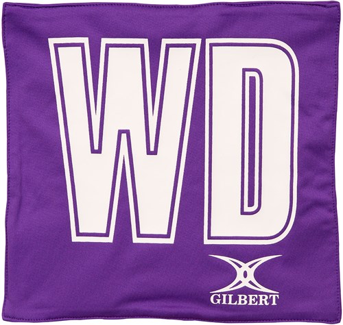 Gilbert netball Patch Pro chasubles - violet/blanc - accessoire sportif