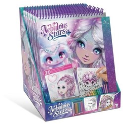 Nebulous Stars livre de coloriage aquarelle peinture créative enfants