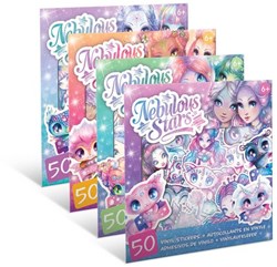 Nebulous Stars autocollants décoratifs en vinyle - stickers colorés et étanches