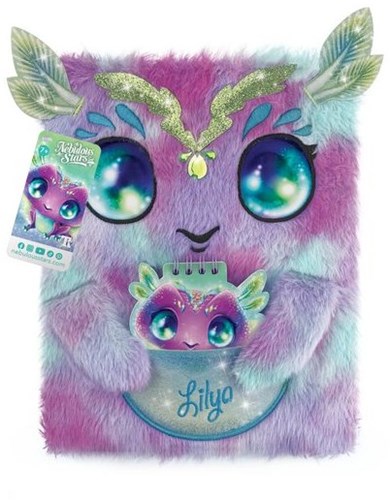 Nebulous Stars grand carnet peluche Lilya violet jouet créatif