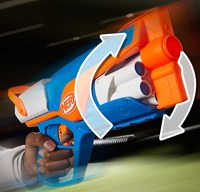 Nerf blaster jouet N Series Agility - Inclus 12 fléchettes N1-3