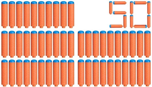 Hasbro NERF recharge N1 fléchettes 50 pièces - fléchettes orange pour série N-2