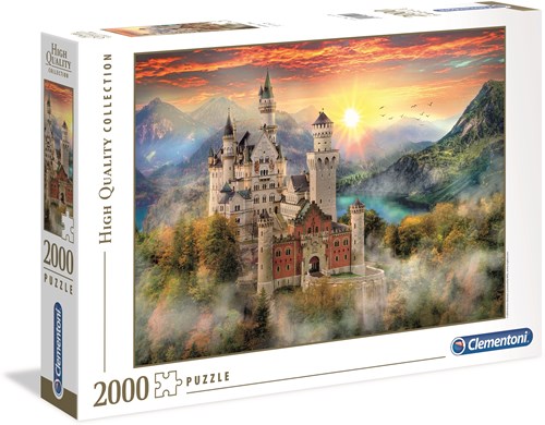 Clementoni puzzle château Neuschwanstein Allemagne 2000 pièces-2