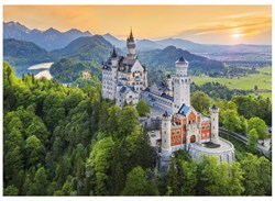 Dino puzzle château Neuschwanstein 1000 pièces puzzle paysage