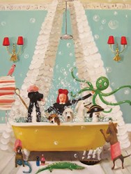 New York Puzzle Company puzzle Bubble Bath - 1000 pièces carton