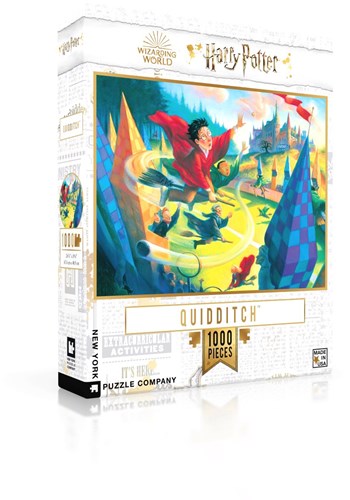 New York Puzzle Company Harry Potter puzzle Quidditch 1000 pièces carton-2