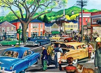 New York Puzzle Company puzzle General Motors rétro 1000 pièces