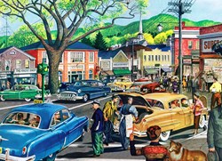 New York Puzzle Company puzzle General Motors rétro 1000 pièces
