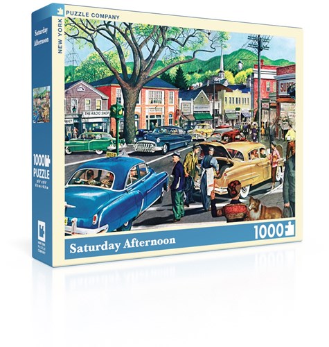 New York Puzzle Company puzzle General Motors rétro 1000 pièces-2
