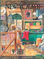 New York Puzzle Company puzzle de Noël New Yorker Christmas Attic 1000 pièces