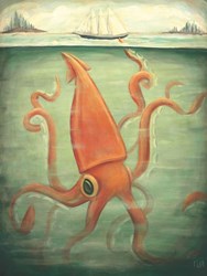New York Puzzle Company puzzle Kraken Underneath - 500 pièces XXL fantaisie