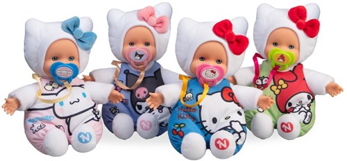 Poupée bébé douce Nenuco Hello Kitty 15cm jouet câlin enfant