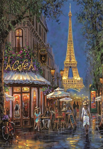 Clementoni Übernachtungen Im Eiffel Café - 500 Teile