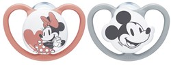 Nuk Space Disney sucettes silicone 2 pièces 18-36 mois Minnie