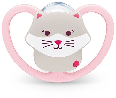 Nuk sucette bébé silicone 18-36M Cat PolarBear orthodontique aérée-2