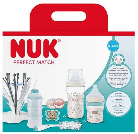 Nuk coffret biberons Rainbow 0-6M+ coloré sans BPA-2