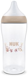 Biberon Nuk Perfect Match 360ml anti-colique XL motif singe 6M+