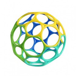 Oball Classique Bleu/Vert/Jaune - 10 cm