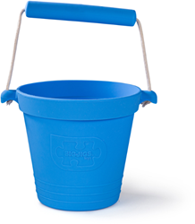 Bigijgs Seau en silicone - bleu océan