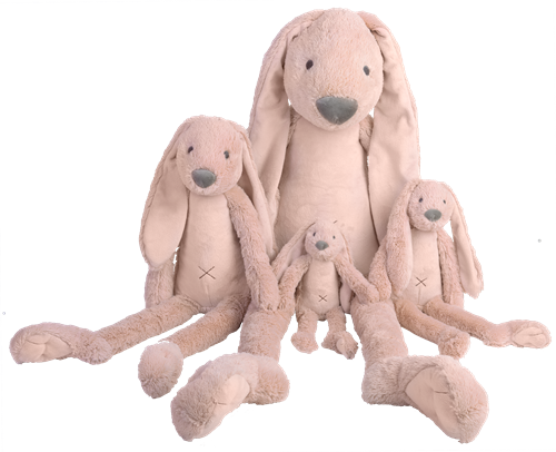 Happy Horse peluche lapin Richie vieux rose 28cm - doudou bébé-2