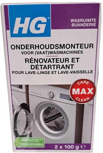 HG mécanicien d'entretien nettoyant pour lave-linge et lave-vaisselle 200 grammes