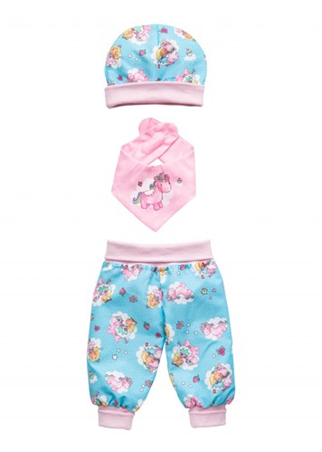 Heless ensemble vêtements poupée licorne fée 3 pièces 35-45cm coton