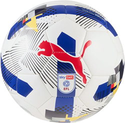 Puma ballon de football Orbita 3 EFL Sky Bet 25/26 - blanc - taille 5 - ballon d'entraînement