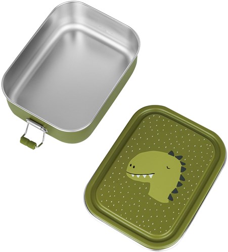 Trixie boîte à repas lunchbox Mr. Dino - inox - vert - enfants-2