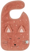 Trixie bavoir coton bio Mrs. Cat rose bavoir bébé