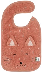 Trixie bavoir coton bio Mrs. Cat rose bavoir bébé