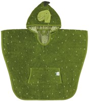 Trixie poncho enfant Mr. Dino - cape de bain coton doux vert