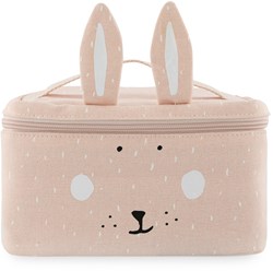 Trixie sac à lunch isotherme - Sac isotherme pour enfants Mrs. Rabbit lapin rose