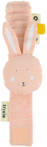 Trixie hochet de poignet bébé Mrs. Rabbit - jouet doux hochet