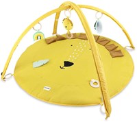 Trixie tapis d'activités gym bébé jaune avec arches Mr. Lion