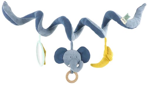 Trixie spirale d'activités jouet bébé Mrs Elephant multicolore