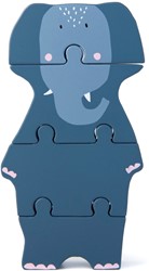 Trixie Puzzle formes animaux en bois - Mrs. Elephant