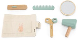 Trixie jouet en bois - set de coiffeur pour enfants - certifié FSC