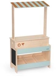 Trixie stand de marché en bois jouet - étal coloré pour enfants